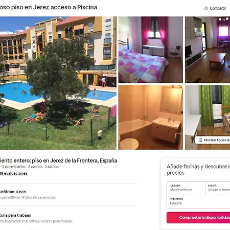 Hermoso Piso En Jerez Acceso A Piscina Apartment *
